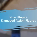 How I Repair Damaged Action Figures